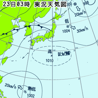 えりも町 天気予報 気象情報 天気図 台風情報 全国ゴルフ場の天気予報 ゴル天